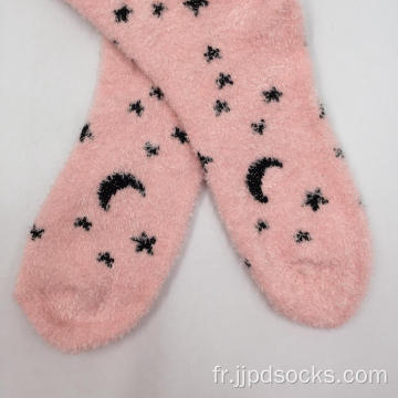 Lune et star avec chaussettes confortables Lurex